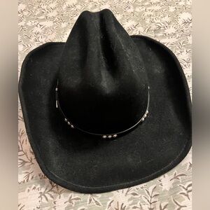 Black Western Style Hat